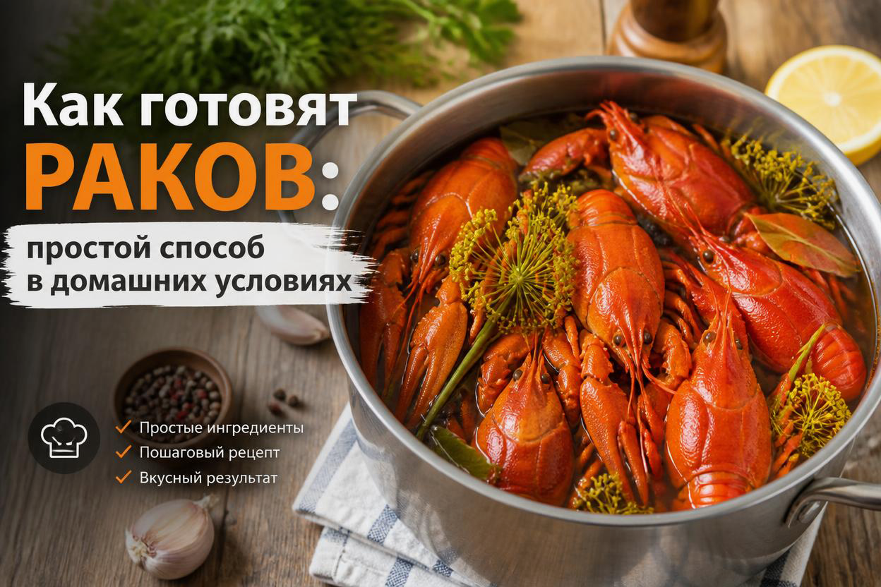 Как готовят раков: простой способ в домашних условиях